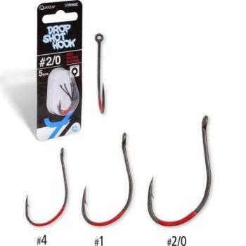 #2/0 quantum 4street drop shot hook dg black red 5darab kép