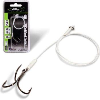 #2 quantum mr. pike ghost előkék float rig fehér 50cm 1darab kép