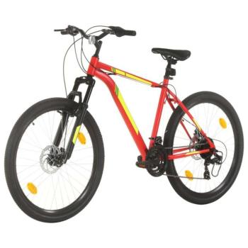 21 sebességes piros mountain bike 27,5 hüvelykes kerékkel 42 cm kép