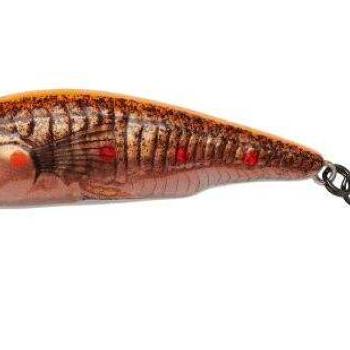 3d sticklebait pencil 7.5cm 13g slow sinking fluo orange cop kép