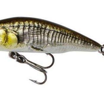 3d sticklebait twitch 6.5cm 9.4g sinking ayu green silver kép