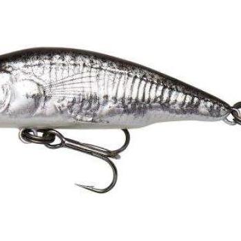 3d sticklebait twitch 6.5cm 9.4g sinking black silver kép