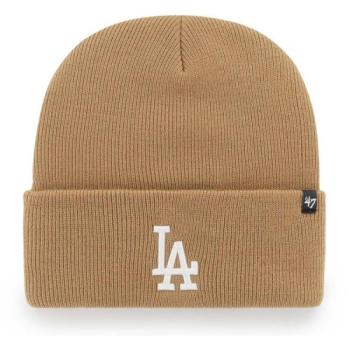 47 MLB LOS ANGELES DODGERS HAYMAKER CUFF KNIT Téli sapka, bézs, méret kép