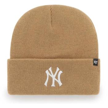 47 MLB NEW YORK YANKEES HAYMAKER CUFF KNIT Téli sapka, bézs, méret kép