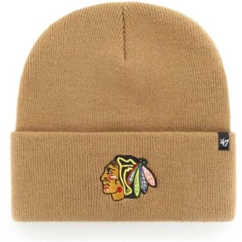 47 NHL CHICAGO BLACKHAWKS HAYMAKER '47 CUFF KNIT BLK Téli sapka, bézs, méret kép