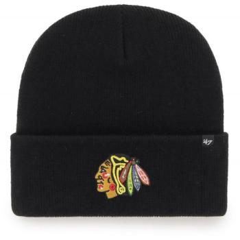 47 NHL CHICAGO BLACKHAWKS HAYMAKER '47 CUFF KNIT BLK Téli sapka, fekete, méret kép