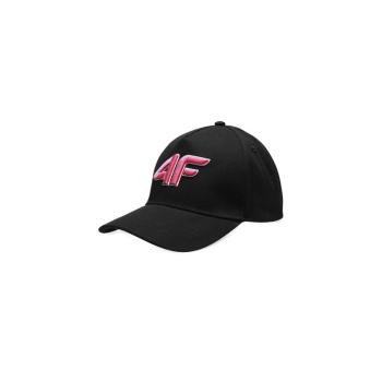 4F-BASEBALL CAP F104-20S-DEEP BLACK Fekete 45/54cm kép