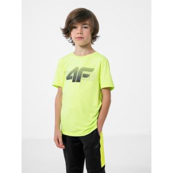 4F-BOYS FUNCTIONAL T-SHIRT JTSMF001-45S-CANARY GREEN kép