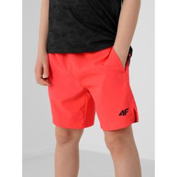 4F-BOYS TRAINING SHORTS JSKMTR002-62N-RED NEON Piros 134/140 kép