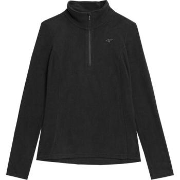 4F FLEECE 1/2 ZIP Női fleece pulóver, fekete, méret kép