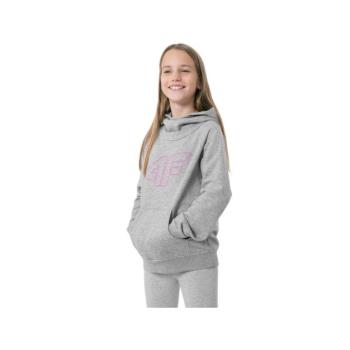 4F-GIRLS SWEATSHIRT JBLD002-25M-GREY MELANGE kép