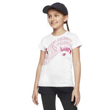 4F-GIRLS-t-shirt-HJL21-JTSD001-10S-White Fehér 152 kép