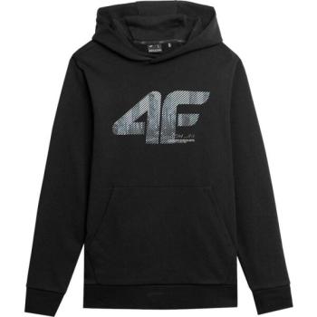 4F MEN´S HOODED Férfi pulóver, fekete, méret kép