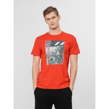 4F-MENS T-SHIRT TSM012-70S-ORANGE Narancssárga M kép