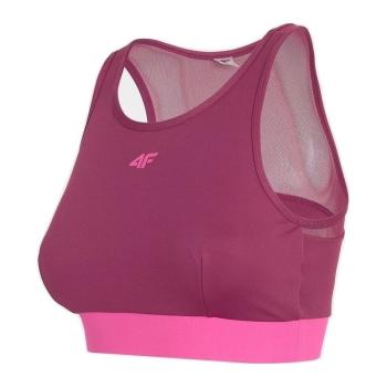 4F-SPORTS BRA-H4Z20-STAD011-60S-BURGUNDY Rózsaszín S kép