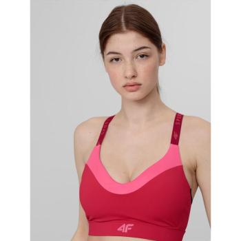 4F-SPORTS BRA STAD015-61S-DARK RED Piros S kép