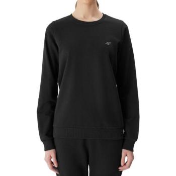 4F SWEATSHIRT BASIC Női pulóver, fekete, méret kép