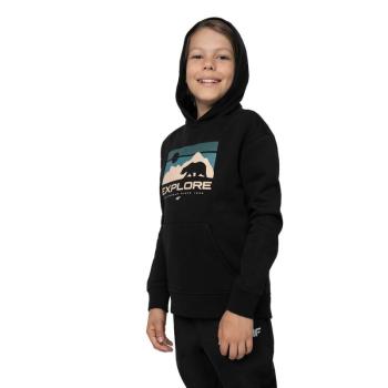 4F-SWEATSHIRT M241-20S-DEEP BLACK Fekete 134 kép