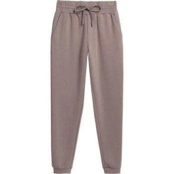 4F TROUSERS Női melegítőnadrág, bézs, méret kép