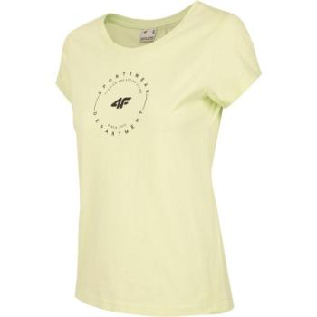 4F WOMEN'S T-SHIRT Női póló, sárga, méret kép