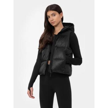 4F-WOMENS JACKET KUDP004-20S-DEEP BLACK kép