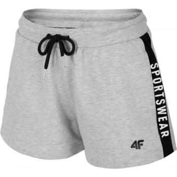 4F WOMENS SHORTS Női rövidnadrág, szürke, méret kép