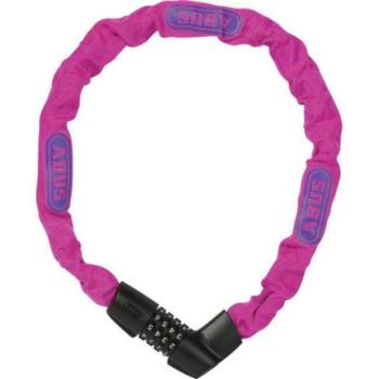 ABUS Tresor 1385/75 láncos lakat számzárral, neon pink (6mm) kép