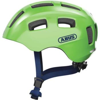 ABUS Youn-I 2.0 LED sparkling green bukósisak, 52-57 cm kép