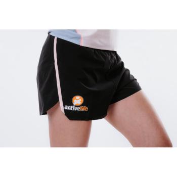 ACTIVE LIFE-Woven Shorts-WOMEN-Basic Black/pink fruit-862025527-2 Fekete L kép