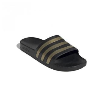 ADIDAS-Adilette Aqua core black/gold metallic/core black kép