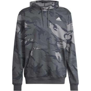 adidas BIG LOGO HOODIE Férfi pulóver, sötétszürke, méret kép