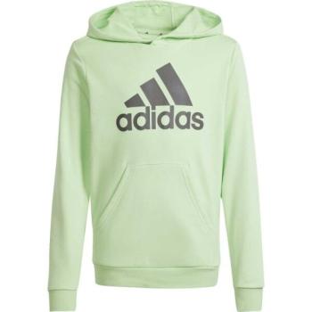 adidas BIG LOGO HOODIE Fiú pulóver, világoszöld, méret kép