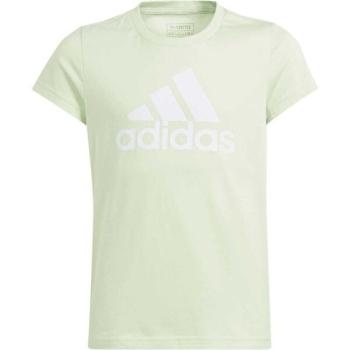 adidas BIG LOGO TEE Lány felső, világoszöld, méret kép