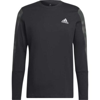 adidas CAMO LS T Férfi felső, fekete, méret kép