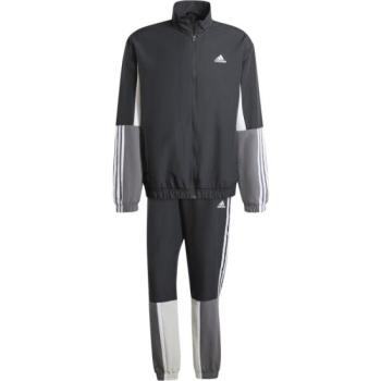 adidas COLORBLOCK 3-STRIPES TRACKSUIT Férfi melegítő szett, fekete, méret kép