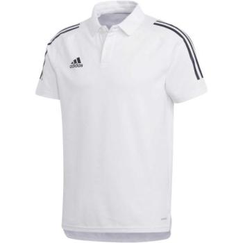 adidas CON20 POLO Férfi galléros póló, fehér, méret kép