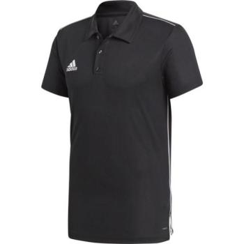 adidas CORE18 POLO Férfi galléros póló, fekete, méret kép