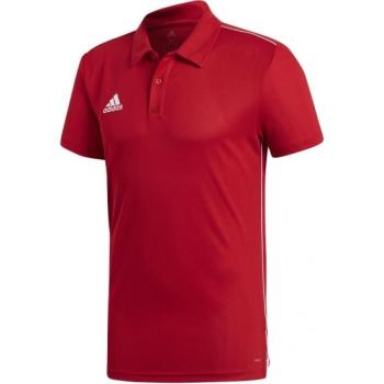 adidas CORE18 POLO Férfi galléros póló, piros, méret kép