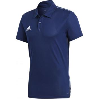 adidas CORE18 POLO Férfi galléros póló, sötétkék, méret kép