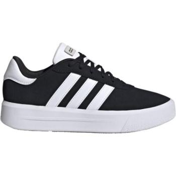 adidas COURT PLATFORM SUEDE Női szabadidőcipő, fekete, méret 36 2/3 kép