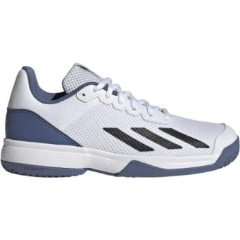 adidas COURTFLASH K Gyerek teniszcipő, fehér, méret 35.5 kép