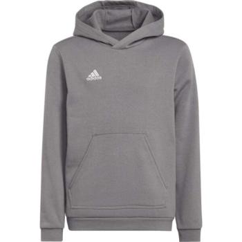 adidas ENT22 HOODY Y Junior futball pulóver, szürke, méret kép