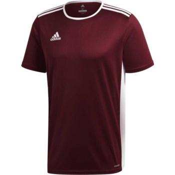 adidas ENTRADA 18 JSYY Fiú futball mez, bordó, méret kép