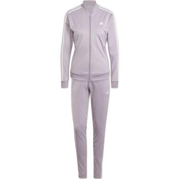 adidas ESSENTIALS 3-STRIPES TRACKSUIT Női melegítő szett, lila, méret kép