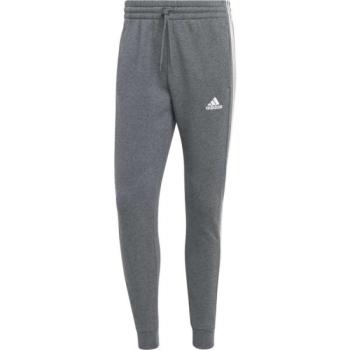 adidas ESSENTIALS FLEECE 3-STRIPES TAPERED CUFF Férfi melegítőnadrág, szürke, méret kép