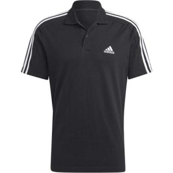 adidas ESSENTIALS POLO SHIRT Férfi pólóing, fekete, méret kép