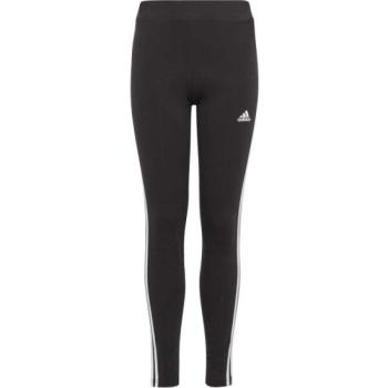 adidas G ESSENTIALS 3-STRIPES COTTON LEGGINGS Lány leggings, fekete, méret kép