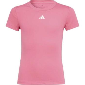 adidas G TF TEE Lány edzőpóló, rózsaszín, méret kép