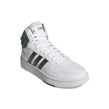 ADIDAS-Hoops 3.0 Mid cloud white/green oxide/royal blue kép