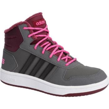 adidas HOOPS MID 2.0 K Gyerek szabadidőcipő, szürke, méret 36 2/3 kép